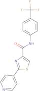 2-(4-Pyridinyl)-N-[4-(trifluoromethyl)phenyl]-1,3-thiazole-4-carboxamide