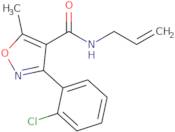 (3-(2-chlorophenyl)-5-methylisoxazol-4-yl)-N-prop-2-enylformamide