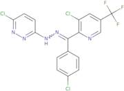 6-Chloro-N-[[(4-chlorophenyl)-[3-chloro-5-(trifluoromethyl)pyridin-2-yl]methylidene]amino]pyridazin-3-amine
