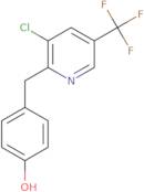 4-{[3-Chloro-5-(trifluoromethyl)pyridin-2-yl]methyl}phenol