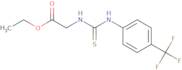 Ethyl 2-({[4-(trifluoromethyl)anilino]carbothioyl}amino)acetate