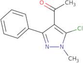 1-(5-Chloro-1-methyl-3-phenyl-1H-pyrazol-4-yl)ethan-1-one