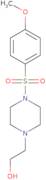 2-{4-[(4-Methoxyphenyl)sulfonyl]piperazino}-1-ethanol