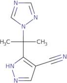 5-[1-Methyl-1-(1H-1,2,4-triazol-1-yl)ethyl]-1H-pyrazole-4-carbonitrile