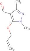 1,3-Dimethyl-5-(prop-2-en-1-yloxy)-1H-pyrazole-4-carbaldehyde