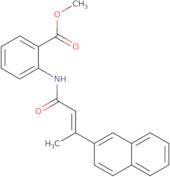 (E)-methyl 2-(3-(naphthalen-2-yl)but-2-enamido)benzoate