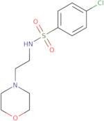 ((4-chlorophenyl)sulfonyl)(2-morpholin-4-ylethyl)amine