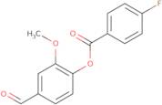 4-Formyl-2-methoxyphenyl 4-fluorobenzoate