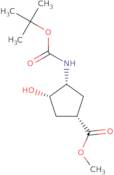 Methyl (1S,3R,4S)-3-(Boc-amino)-4-hydroxycyclopentane-1-carboxylate ee