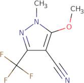 5-Methoxy-1-methyl-3-(trifluoromethyl)-1H-pyrazole-4-carbonitrile