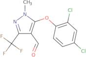 5-(2,4-Dichlorophenoxy)-1-methyl-3-(trifluoromethyl)-1H-pyrazole-4-carboxaldehyde