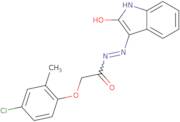 3-(2-(4-chloro-2-methylphenoxy)acetylhydrazidyl)-2-oxoindoline