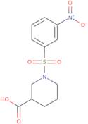 1-(3-Nitrobenzenesulfonyl)piperidine-3-carboxylic acid
