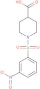 1-(3-Nitrobenzenesulfonyl)piperidine-4-carboxylic acid