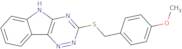 3-((4-Methoxybenzyl)sulfanyl)-5H-(1,2,4)triazino[5,6-b]indole