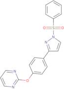 2-{4-[1-(Phenylsulfonyl)-1H-pyrazol-3-yl]phenoxy}pyrimidine