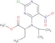 (R)-Methyl 2-((2-chloro-5-nitropyrimidin-4-yl)(isopropyl)amino)butanoate ee