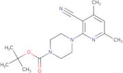 tert-Butyl 4-(3-cyano-4,6-dimethylpyridin-2-yl)piperazine-1-carboxylate