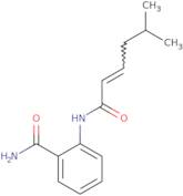2-(5-methylhex-2-enoylamino)benzamide