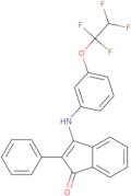 2-phenyl-3-((3-(1,1,2,2-tetrafluoroethoxy)phenyl)amino)inden-1-one