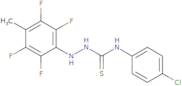1-(2,3,5,6-tetrafluoro-4-methylphenyl)-4-(4-chlorophenyl)thiosemicarbazide