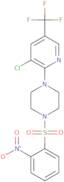1-((4-(3-chloro-5-(trifluoromethyl)(2-pyridyl))piperazinyl)sulfonyl)-2-nitrobenzene