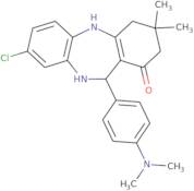 2,10-diaza-9-(4-(dimethylamino)phenyl)-13-chloro-5,5-dimethyltricyclo[9.4.0.0<3,8>]pentadeca-1(15)…