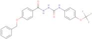 1-(4-(benzyloxy)phenyl)carbonyl)-4-(4-(trifluoromethoxy)phenyl)semicarbazide
