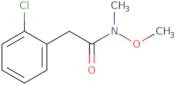 2-(2-Chlorophenyl)-N-methoxy-N-methylacetamide