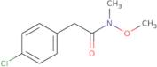 2-(4-Chlorophenyl)-N-methoxy-N-methylacetamide