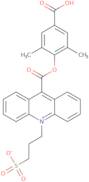 9-[(4-Carboxy-2,6-dimethylphenoxy)carbonyl]-10-(3-sulfopropyl)acridinium inner