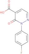 2-(4-Fluorophenyl)-3-oxo-2,3-dihydropyridazine-4-carboxylic acid