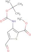 Methyl 3-(tert-butoxycarbonylamino)-5-formylthiophene-2-carboxylate