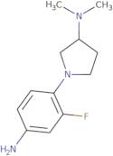 1-(4-Amino-2-fluorophenyl)-N,N-dimethylpyrrolidin-3-amine