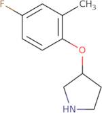 3-(4-Fluoro-2-methylphenoxy)pyrrolidine hydrochloride