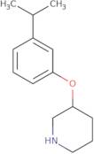 3-[3-(Propan-2-yl)phenoxy]piperidine