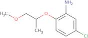 5-Chloro-2-[(1-methoxypropan-2-yl)oxy]aniline