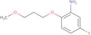 5-Fluoro-2-(3-methoxypropoxy)aniline