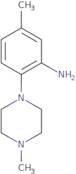 5-Methyl-2-(4-methyl-1-piperazinyl)aniline