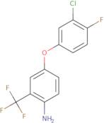 4-(3-Chloro-4-fluorophenoxy)-2-(trifluoromethyl)aniline