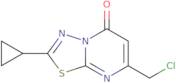 7-(chloromethyl)-2-cyclopropyl-5H-[1,3,4]thiadiazolo[3,2-a]pyrimidin-5-one