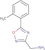 [5-(2-Methylphenyl)-1,2,4-oxadiazol-3-yl]methanamine