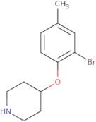 4-(2-Bromo-4-methylphenoxy)piperidine