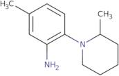 5-Methyl-2-(2-methyl-1-piperidinyl)aniline