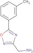 [5-(3-Methylphenyl)-1,2,4-oxadiazol-3-yl]methylamine