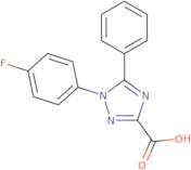 1-(4-Fluorophenyl)-5-phenyl-1H-1,2,4-triazole-3-carboxylic acid