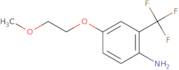 4-(2-Methoxyethoxy)-2-(trifluoromethyl)aniline