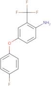 4-(4-Fluorophenoxy)-2-(trifluoromethyl)aniline