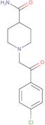 1-[2-(4-Chlorophenyl)-2-oxoethyl]piperidine-4-carboxamide