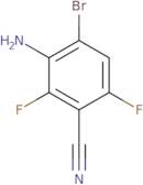 3-Amino-4-bromo-2,6-difluorobenzonitrile